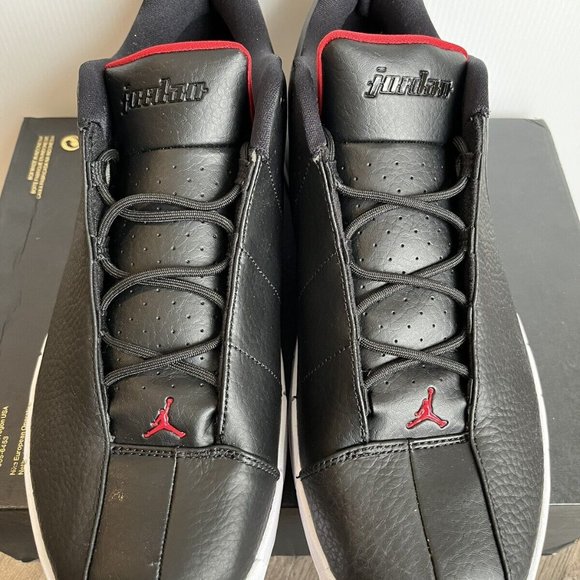 jordan te 2 low black red